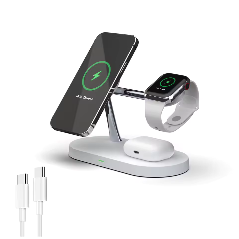 Station de Charge Sans Fil 3-en-1