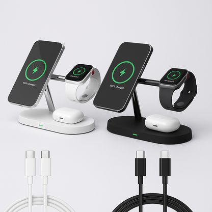 Station de Charge Sans Fil 3-en-1