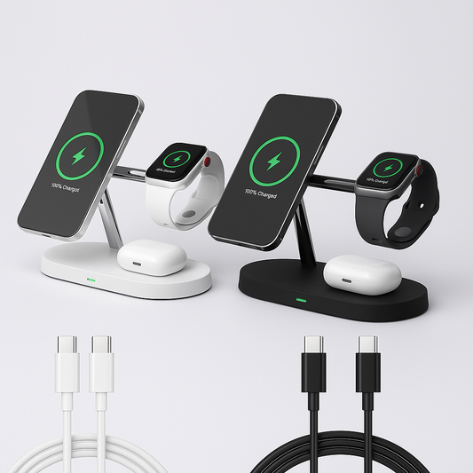 Station de Charge Sans Fil 3-en-1